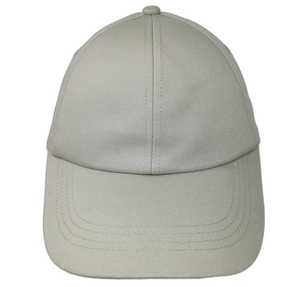 H&M Baseball Cap Green S Adjustable Cotton Plain Solid Blank Strapback Hat